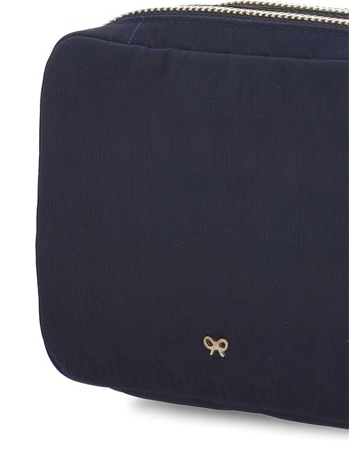 Forest green all-around zip bag ANYA HINDMARCH | 197410DARK HOLLY